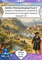 Vorschau - Arbeitsblätter - Gedichtanalyse Klasse 8, 9, 10: Faust I Goethe - Osterspaziergang - Deckblatt