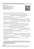 Vorschau - Arbeitsblätter - Arbeitsblätter zum Thema "Christoph Kolumbus" + Lösung & MP3 + Mindmap + Infografik - Seite 3