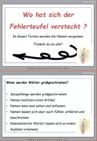 Vorschau - Fördermaterial/Inklusion - Silvestertraditionen weltweit Teil 4: Fehlerteufel Lesekarten Großschreibung - Seite 2