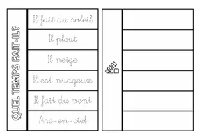 Vista previa - Manualidades / Dibujos para colorear - FLIPBOOK LA METEO - página 1