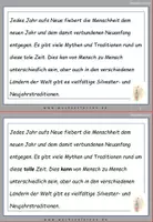 Vorschau - Fördermaterial/Inklusion - Silvestertraditionen weltweit Teil 3: Fehlerteufel Lesekarten Doppelkonsonanten - Seite 2