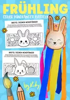 Vorschau - Arbeitsblätter - Hasen Windfänger zum Ausmalen & Basteln - Kunst für Ostern - Deckblatt