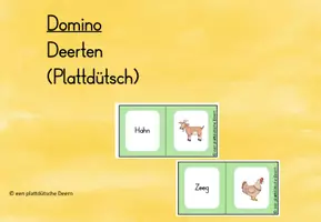 Vorschau - Spiele - Domino Deerten Plattdeutsch (S-H) - Deckblatt
