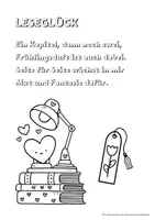 Vorschau - Mal- und Bastelvorlagen - 8 Frühlingsgedichte zum Ausmalen: Kreative Lesemotivation - Seite 1
