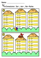 Vorschau - Aufgabenkarten - Einmaleins Kartei und interaktive PDF (3er-, 6er-, 9er-Reihe) #homeschooling - Seite 2