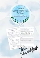 Vorschau - Test - Zuhören - Leas schlimmste Feindin Lernzielkontrolle - Deckblatt