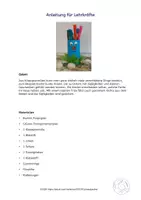 Vorschau - Mal- und Bastelvorlagen - Kunst Ostern, Hase aus Klopapierrolle, Osternest - Seite 3