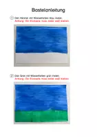 Vorschau - Mal- und Bastelvorlagen - Osterkarte mit gefalteter Blume (Kunst in Klasse 1 und 2) - Seite 2
