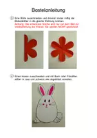 Vorschau - Mal- und Bastelvorlagen - Osterkarte mit gefalteter Blume (Kunst in Klasse 1 und 2) - Seite 3