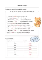 Vorschau - Arbeitsblätter - Simple Past Worksheet Freebie - Seite 1