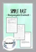 Vorschau - Arbeitsblätter - Simple Past - Übungsaufgaben - Grammatik - Anwendung - Deckblatt