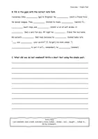 Vorschau - Arbeitsblätter - Simple Past - Übungsaufgaben - Grammatik - Anwendung - Seite 3
