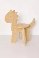Vorschau - Mal- und Bastelvorlagen - Einfaches Holz-DIY: Schnittmuster für Dinohocker | PDF Bauplan zum Ausdrucken - Seite 1