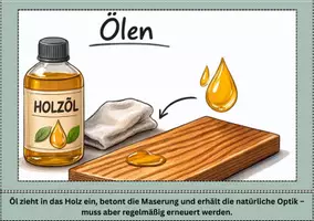 Vorschau - Bildkarten - Oberflächenbehandlung von Holz - Bildkarten - Seite 2