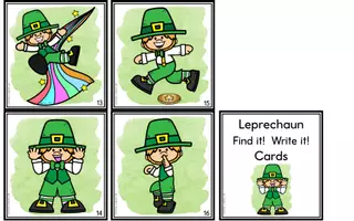 Vorschau - Arbeitsblätter - Leprechaun - Find it! Write it! - St. Patrick's Day (Ireland) - Seite 3