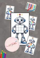 Voorbeeld - Robot lampjes (2) - Voorblad
