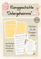 Vorschau - Arbeitsblätter - Klanggeschichte Ostern (Musik) - Deckblatt