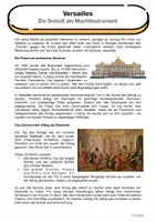 Vorschau - Arbeitsblätter - Versailles - Ein Schloß als Machtinstrument - Seite 1