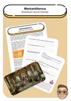 Vorschau - Arbeitsblätter - Merkantilismus - Reichtum durch Handel - Deckblatt