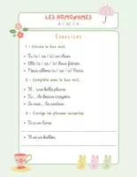 Aperçu - Préparation de séance / Séance complète - Homonymes +11 fiches d'activités - Page 2