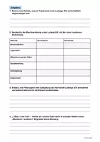 Vorschau - Arbeitsblätter - Das Erbe des Sonnenkönigs - Absolutismus und Demokratie - Seite 2