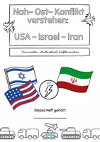 Vorschau - Arbeitsblätter - Nahost Konflikt USA Iran Israel- aktuelle Entwicklungen - Deckblatt