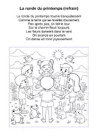 Aperçu - Fiches - La ronde du printemps (comptine dansée maternelle, CP, inclusion) - Page 2