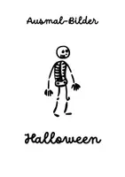 Vorschau - Mal- und Bastelvorlagen - Malbuch Halloween Ausmalbilder - Deckblatt