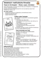Vorschau - Arbeitsblätter - Feste im Kirchenjahr – Malen, Lesen, Schreiben (Klasse 1–4) - Seite 1