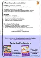 Vorschau - Mal- und Bastelvorlagen - Palmsonntag – Bildkarte & Arbeitsblätter - Seite 2