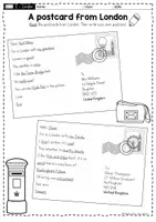 Vorschau - Unterrichtsreihen - London Postkarte schreiben Englisch Grundschule (Klasse 3–4) – Arbeitsblätter & Vorlagen für Postcard Writing - Seite 1
