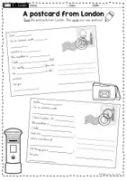 Vorschau - Unterrichtsreihen - London Postkarte schreiben Englisch Grundschule (Klasse 3–4) – Arbeitsblätter & Vorlagen für Postcard Writing - Seite 2