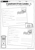 Vorschau - Unterrichtsreihen - London Postkarte schreiben Englisch Grundschule (Klasse 3–4) – Arbeitsblätter & Vorlagen für Postcard Writing - Seite 3