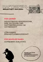 Vorschau - Arbeitsblätter - HAFTBEFEHL DOKU BEGLEITHEFT + LÖSUNGEN - Deckblatt