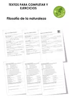 Vista previa - Hojas de trabajo - Filosofía de la naturaleza - Portada