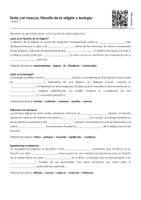 Vista previa - Hojas de trabajo - Filosofía de la religión y teología - página 1