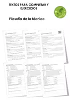 Vista previa - Hojas de trabajo - Filosofía de la técnica - Portada