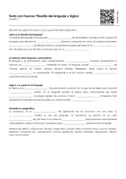 Vista previa - Hojas de trabajo - Filosofía del lenguaje y lógica - página 2