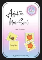 Vorschau - Spiele - Materialpaket - Adjektive - Seite 1