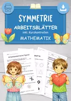 Vorschau - Arbeitsblätter - Symmetrie Arbeitsblätter Grundschule Achsensymmetrie - Deckblatt