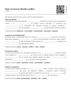 Vista previa - Hojas de trabajo - Filosofía y política - página 1