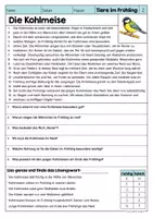 Vorschau - Arbeitsblätter - Lesen & Verstehen - Tiere im Frühling (Klasse 3-5) - Seite 3