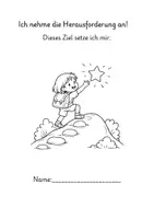 Vorschau - Arbeitsblätter - Wochenziel Dossier - Deckblatt