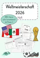 Vorschau - Arbeitsblätter - Übungsheft zur Weltmeisterschaft Herren 2026 - Deckblatt