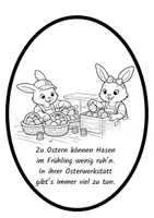 Vorschau - Mal- und Bastelvorlagen - Ostergedicht Grundschule - 3D Osterei basteln - Seite 2