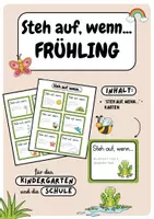 Vorschau - Spiele - Steh auf, wenn... | Frühling | Bewegungsspiel - Deckblatt