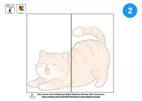 Vista previa - Juegos / Gamificación - Puzzles TEACCH de animales (2, 3 y 4 piezas) - página 2