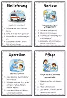 Vorschau - Mal- und Bastelvorlagen - Wörterklinik: Anleitung für die Stationen (Kl.1-4) - Seite 1