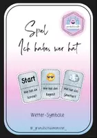 Vorschau - Spiele - Thema Wetter - Spiel "Ich habe, wer hat" - Deckblatt