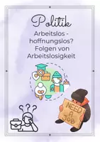 Vorschau - Stundenentwürfe - Folgen von Arbeitslosigkeit Politik - Deckblatt